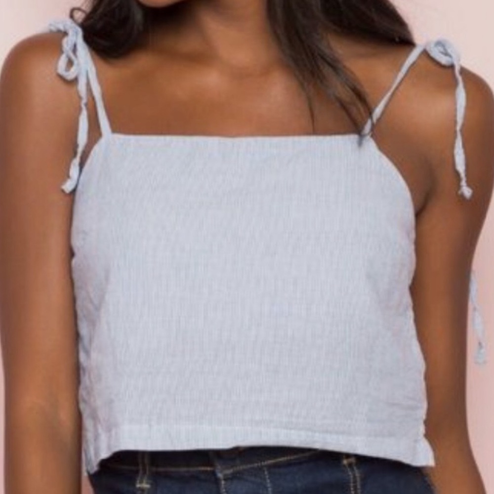 brandy melville tie tank top